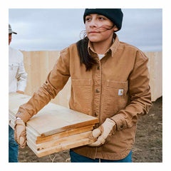 women's montana rugged flex® loose fit heavyweight duck overshirt