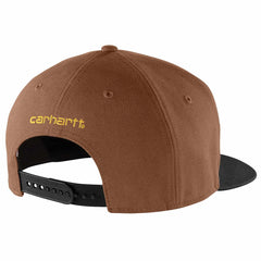 firm duck flat brim cap
