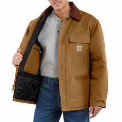 loose fit firm duck insulated traditional coat - 3 warmest rating