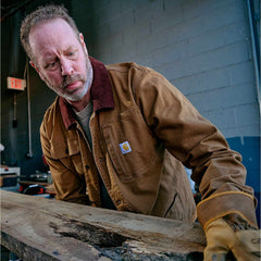 rugged flex® duck loose fit chore coat - 1 warm rating