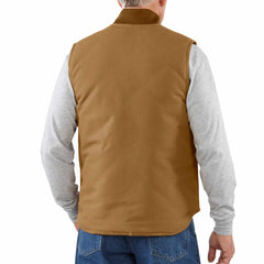relaxed fit firm duck insulated rib collar vest