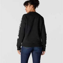 women's relaxed fit midweight graphic crewneck sweatshirt