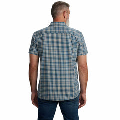 rugged flex® relaxed fit lightweight short-sleeve plaid shirt