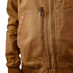 rugged flex® duck relaxed fit bomber jacket