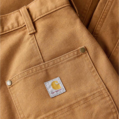 women's vintage fit high rise duck double-front pant