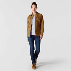 women's rugged flex® loose fit canvas chore coat - 1 warm rating