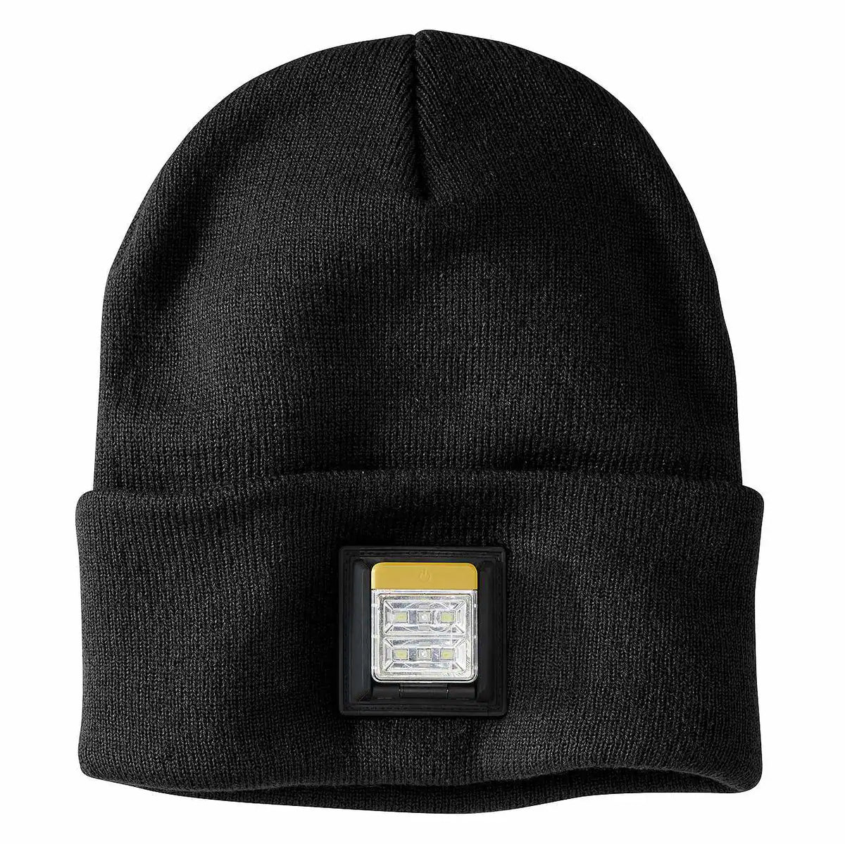 knit cuff led light beanie