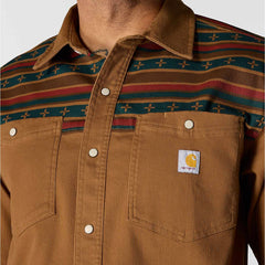 montana rugged flex™ relaxed fit corduroy long-sleeve shirt