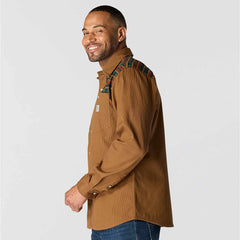 montana rugged flex™ relaxed fit corduroy long-sleeve shirt