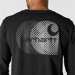 relaxed fit heavyweight long-sleeve pocket c graphic t-shirt