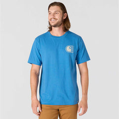 relaxed fit lightweight short-sleeve c graphic t-shirt