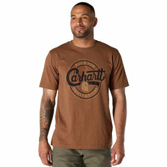 relaxed fit lightweight short-sleeve script graphic t-shirt