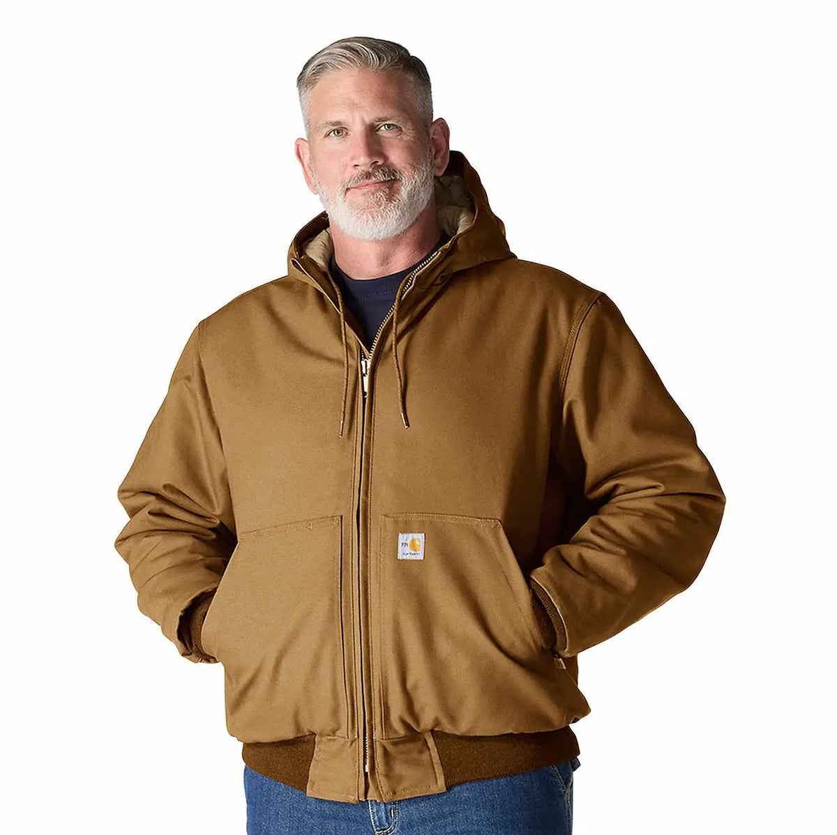 flame resistant loose fit duck insulated active jac