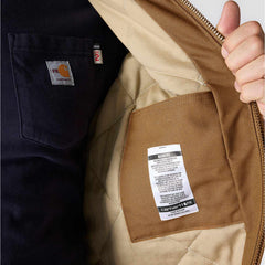 flame resistant loose fit duck insulated active jac