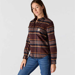women's tencel™ fiber series relaxed fit plaid shirt