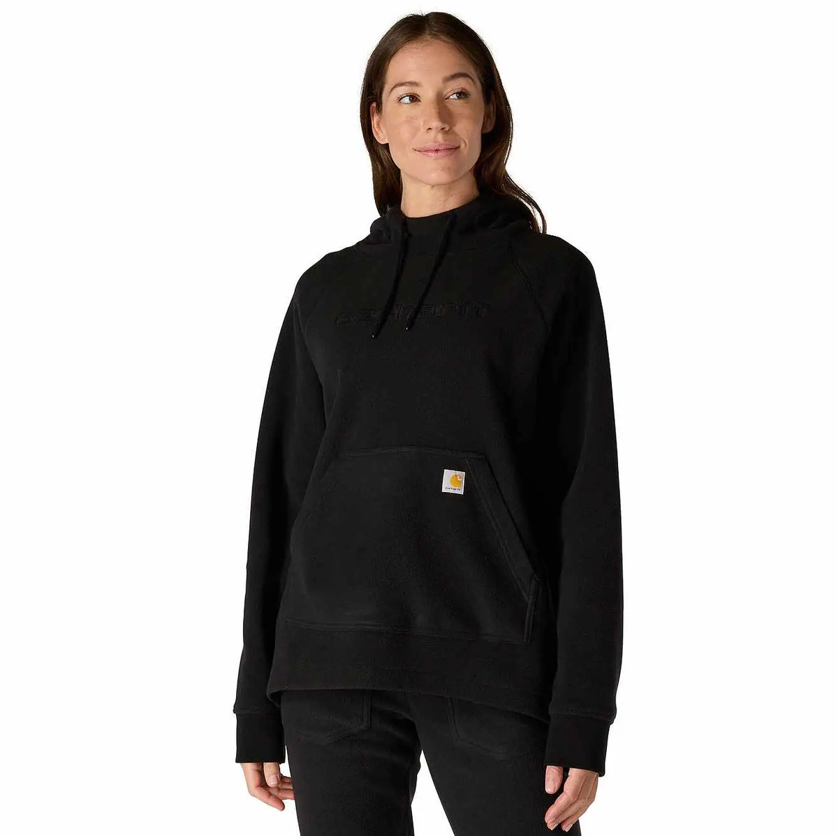 women's carhartt force® force oversized-fit fleece hooded sweatshirt