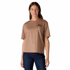 tencel™ fiber series loose fit flower pocket t-shirt