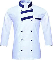 Men's Chef Coat Full Sleeve Jacket Multicolored Strip Exclusive Chef Coat Size (XS-6XL)