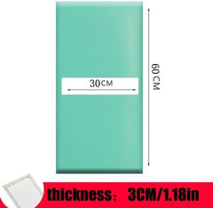 Headboard Panels for Wall, Peel and Stick Twin, Full,Queen Headboard Sized, 3D Anti-Collision Soundproof Self-Adhesive Wall Panel Easy to Install,F,60x30cm/5 Pcs