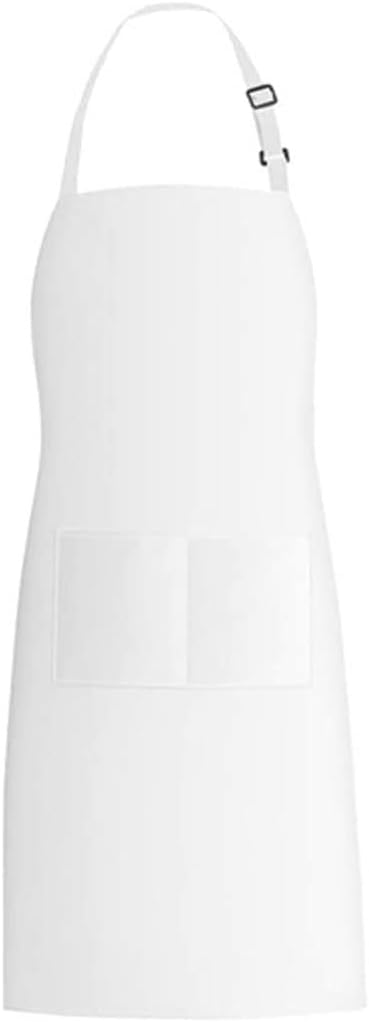 Aprons With Pockets Bib Aprons With Pockets Adjustable Kitchen Cooking Chef Apron For Women And Men White Apron