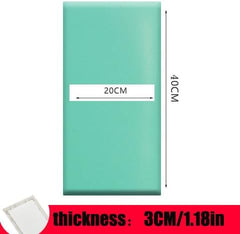 Queen/Fully Cushioned headboard, Modern Vertical Channel Design headboard, 3D soundproof Wall Panel, Large Detachable and Reusable,G,40x20cm/4 Pcs