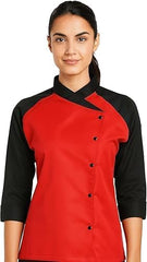 Women’s Tailored Fit Chef Coat – Lightweight, Breathable Kitchen Jacket