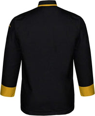 Modeling Men's Black Chef Jacket Chef Coat Multi Colours Cotton Fabric Chef Uniform (SR-02) Chef Shirt.