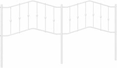 Metal Headboard White 76"