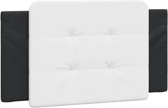 Headboard Cushion Black and White 39.4" Faux Leather,Stylish Headboard Cushion with Premium Faux Leather and Excellent Back Support for Any Bed Frame Bed Headboards, Bed Footboards
