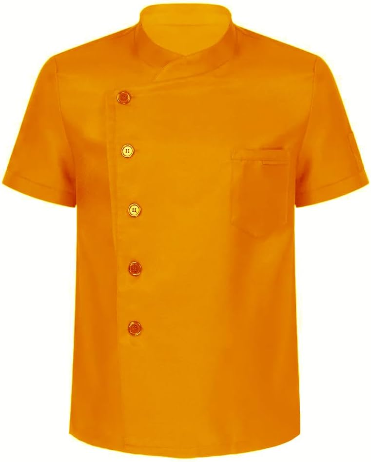 Modern Chef Work Uniform Half Sleeves RU-01 Chef Coat.
