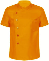 Modern Chef Work Uniform Half Sleeves RU-01 Chef Coat.