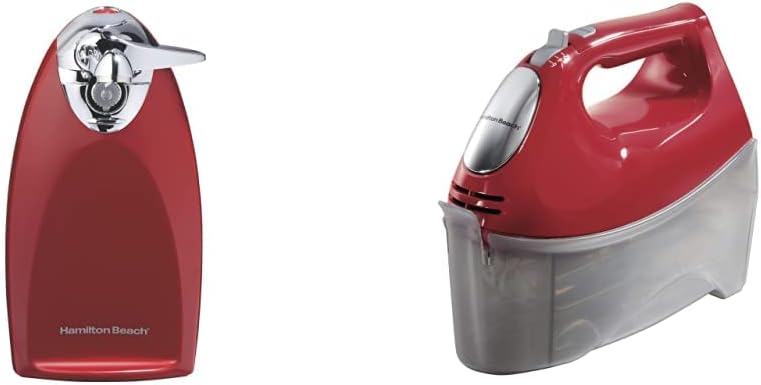 Hamilton Beach Electric Can Opener + Hand Mixer Bundle | Open and Mix with Ease