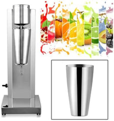 Milkshake Maker, Commercial Electric Milkshake Maker, 180W Stainsteel Restaurant-Quality Tea Drink Juice Mixer, 18000RPM