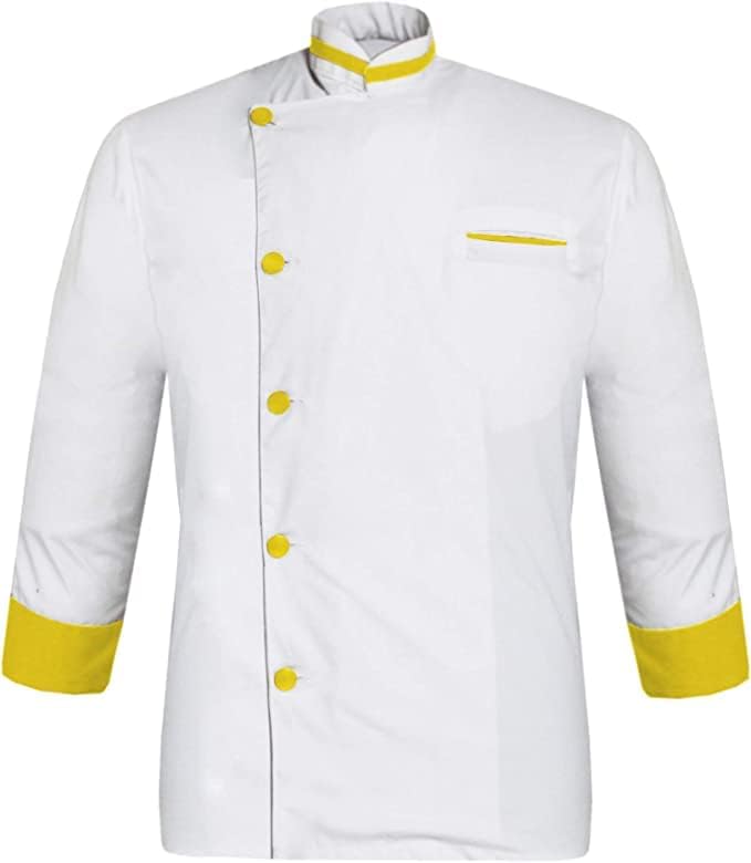 Men's Chef Coat Full Sleeve Jacket Multicolored Strip Exclusive Chef Jacket Size (XS-6XL)