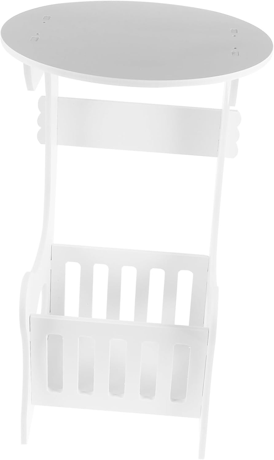 1 PC Modern Round Bedside Table Minimalist Nightstand with Storage for Bedroom Decor Elegant Design for Any Style as Coffee Table Nightstand