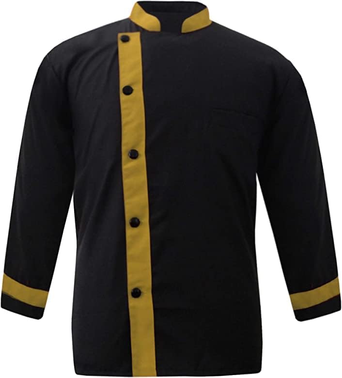 Men's Chef Coat Full Sleeve Jacket Multicolored Strip Exclusive Chef Jacket Size (XS-6XL)