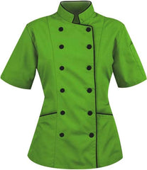 H H C Women's Short Sleeve Chef Coat - Jacket