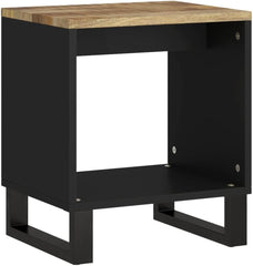 Coffee Table Natural Wood and Black Furniture for Home Living Room Decor for Office Living Room
