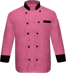 Men's Chef Coat Full Sleeve Jacket Multicolored Exclusive Chef Jacket Size (XS-6XL)