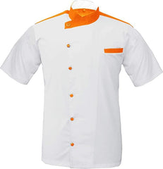 Men's Chef Coat Half Sleeve Jacket Multicolored Exclusive Chef Jacket Size (XS-6XL)