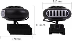 Battery Operated Heater For Indoors/Car/Camping - 1500mah Li Portable Space Heater With Anti-Tilt, Quiet Long Heating, 10㎡ Defogging, Fits Golf Cart & Office