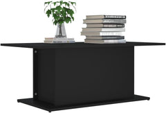 Coffee Table, Plant Stand Living Room Furniture Laptop Desk Mesa de Centro para sala Suitable for Hotels Office Apartments Parlor Smoked Oak 21.9"x21.9"x15.7" Engineered Wood