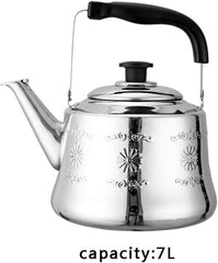 Kettle Stainless Steel Sounding Kettle Thickened Non-Magnetic Large-Capacity Whistle Induction Cooker Gas Stove Boiling Kettle Electric Kettle(3)
