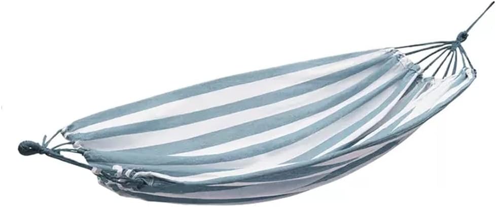 Outdoor Hammock Anti-Rollover Travel Camping Portable Hammock Hanging Chair Outdoor Portable Camping Travel Equipment(Blue,190 * 150cm)