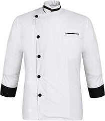 Men's Chef Coat Full Sleeve Jacket Multicolored Strip Exclusive Chef Jacket Size (XS-6XL)