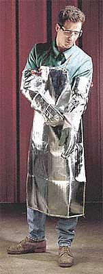 Aluminized Bib Apron, Aluminized Rayon
