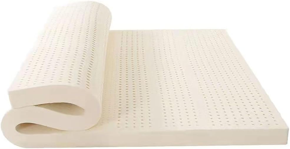Natural Latex Mattress 80×140cm(31×55inch), 1-Inch Latex Mattress Topper, Cooling Infused Gel Memory Foam, Motion Isolation, for Back Pain Relief