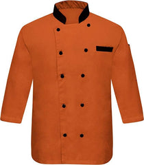 Men's Chef Coat Full Sleeve Jacket Multicolored Exclusive Chef Jacket Size (XS-6XL)