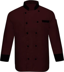 Men's Chef Coat Full Sleeve Jacket Multicolored Exclusive Chef Jacket Size (XS-6XL)