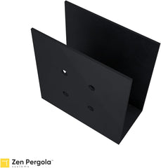 Pergola Rafter Brackets (2x4 Steel) for Adding Traditional Rafters to DIY Wood Pergolas (6-Pack)